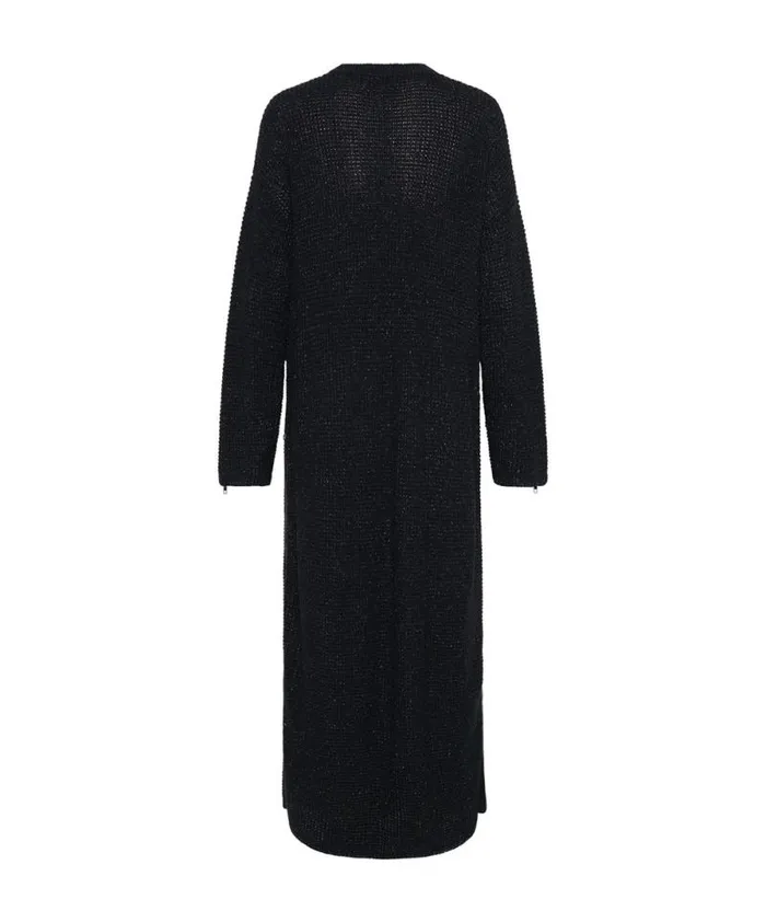 Women LE FREAK METALLIC ZIPPED KNIT DRESS One Teaspoon Midi and Maxi Dresses