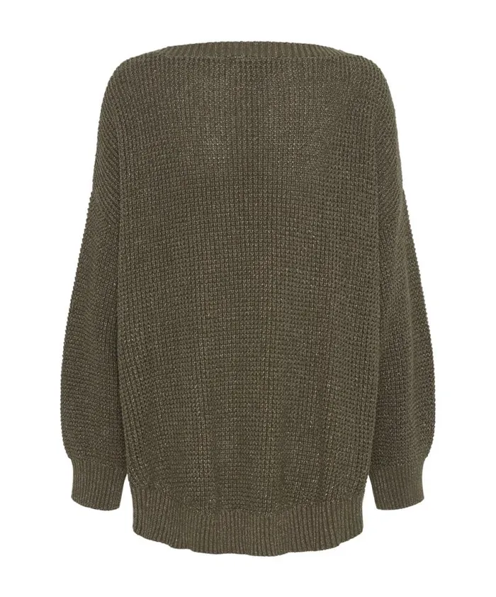 Women LE FREAK METALLIC ZIPPED KNIT SWEATER One Teaspoon Knitwear Women LE FREAK METALLIC ZIPPED KNIT SWEATER One Teaspoon Knitwear