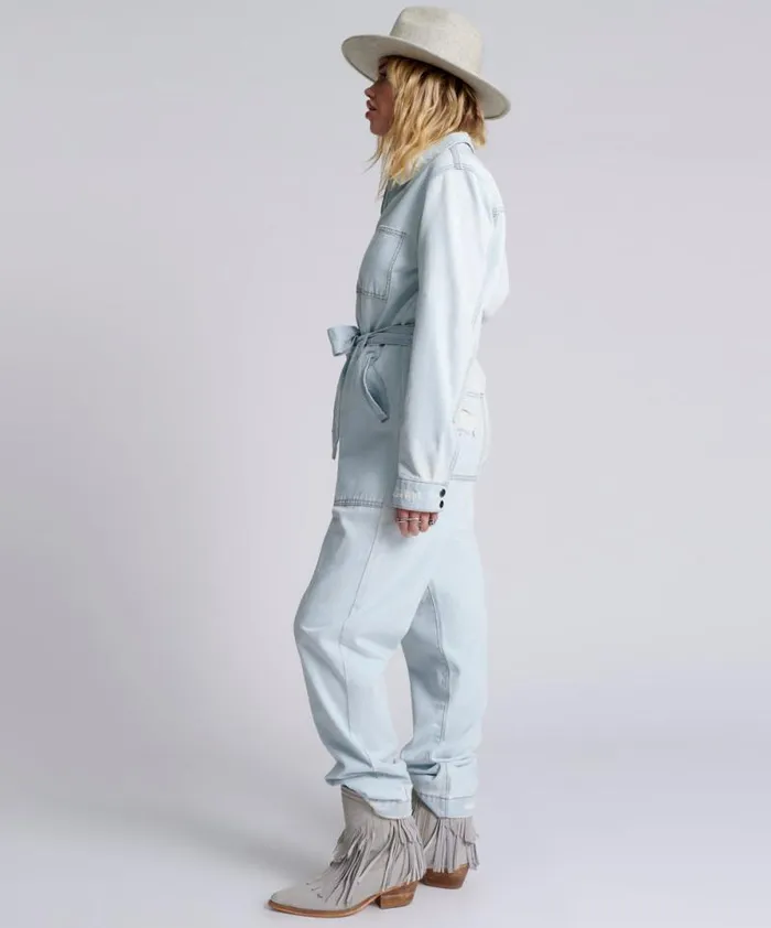 Women LE SURF CLAUDIA OVERALL One Teaspoon Denim Jumpsuits Women LE SURF CLAUDIA OVERALL One Teaspoon Denim Jumpsuits