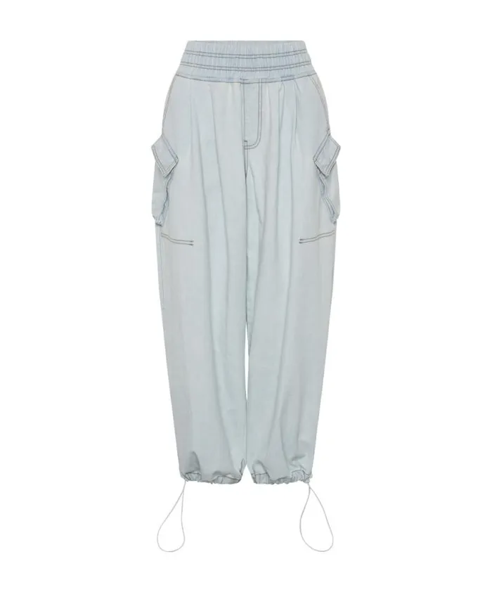 Women LE SURF DENIM PARACHUTE PANTS One Teaspoon Bottoms Women LE SURF DENIM PARACHUTE PANTS One Teaspoon Bottoms