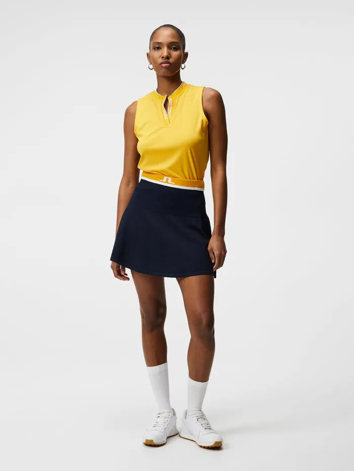 Women Leya Sleeveless Top Citrus JLindeberg Polo Shirts Women Leya Sleeveless Top Citrus JLindeberg Polo Shirts
