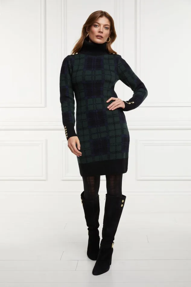 WomenLittle Dresses Holland Cooper Heritage Jumper Dress Blackwatch