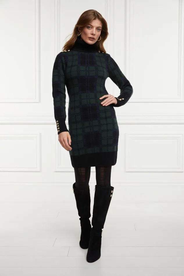 WomenLittle Dresses Holland Cooper Heritage Jumper Dress Blackwatch WomenLittle Dresses Holland Cooper Heritage Jumper Dress Blackwatch
