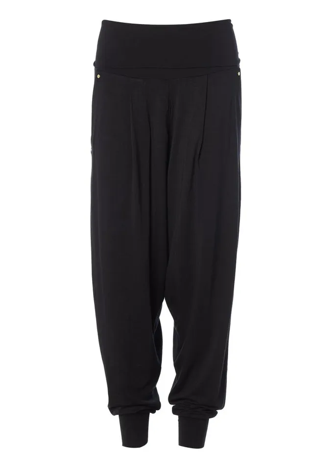 WomenLittle Trousers Holland Cooper HC Harem Pant Black WomenLittle Trousers Holland Cooper HC Harem Pant Black