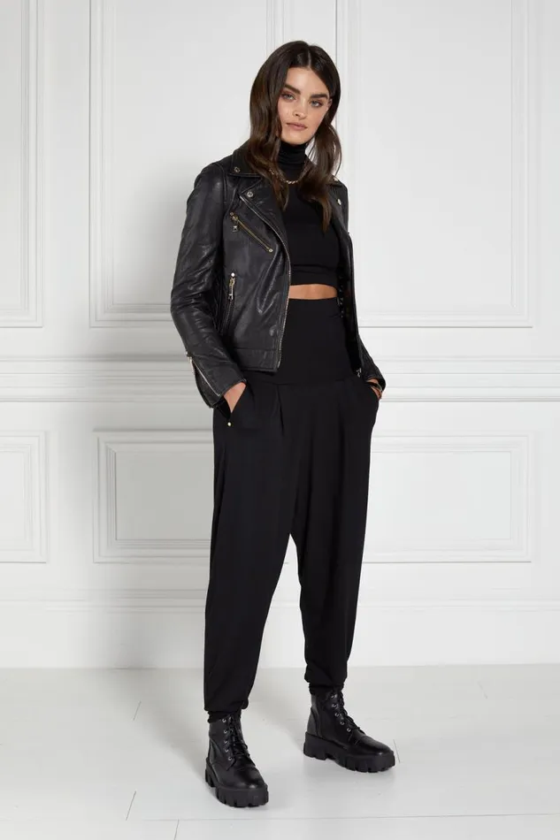 WomenLittle Trousers Holland Cooper HC Harem Pant Black WomenLittle Trousers Holland Cooper HC Harem Pant Black