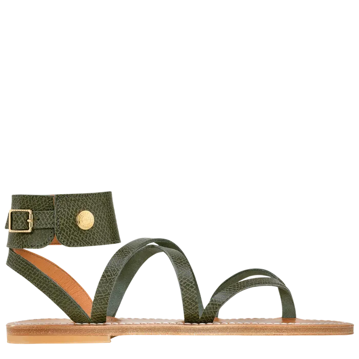 Women Longchamp Longchamp x KJacques Sandals ForestForestForest Sandals