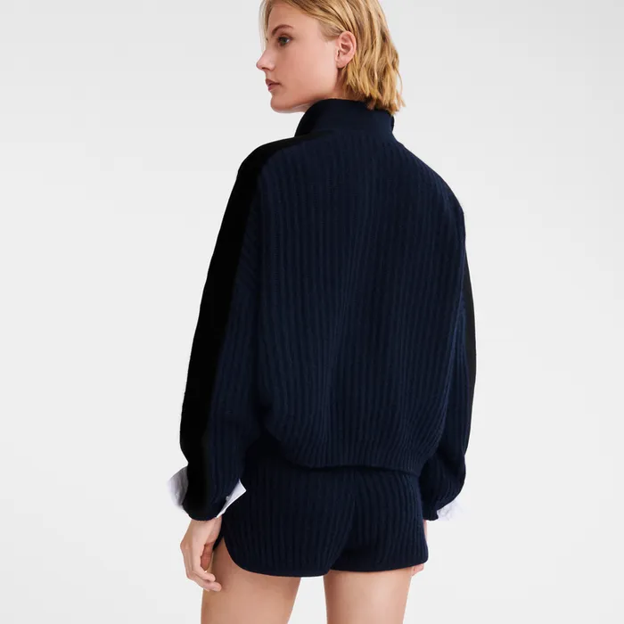 Women Longchamp Polo collar jumper NavyNavyNavy KnitwearTops and Blouses Women Longchamp Polo collar jumper NavyNavyNavy KnitwearTops and Blouses
