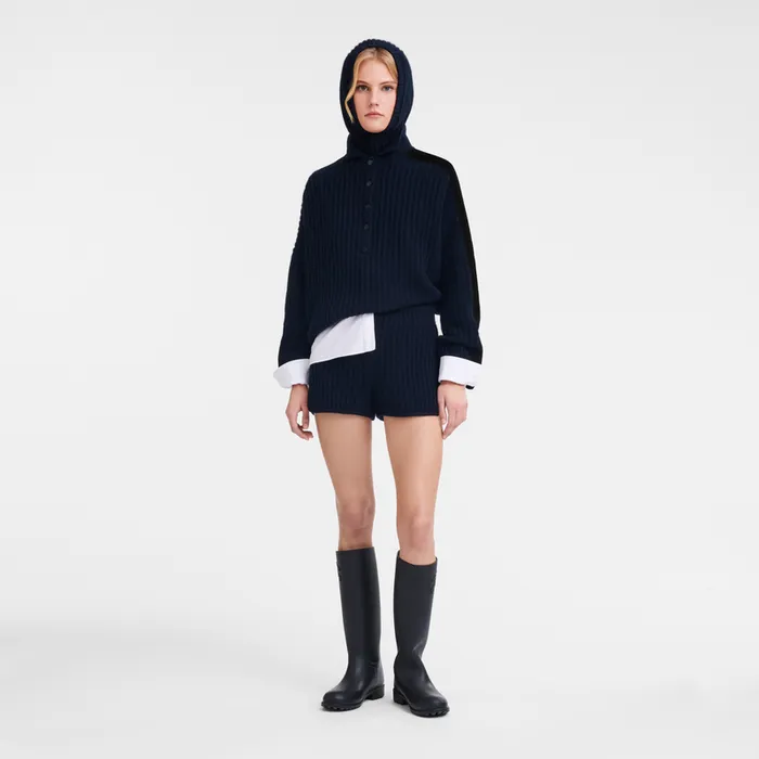 Women Longchamp Polo collar jumper NavyNavyNavy KnitwearTops and Blouses Women Longchamp Polo collar jumper NavyNavyNavy KnitwearTops and Blouses