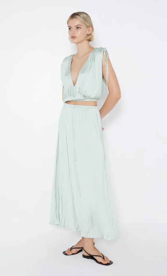 Women LOUANN WRAP TOP 8211 MINT Bec Bridge Cropped