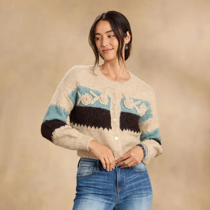Women Louisa Bloom Cardigan Blue Sundance Catalog Sweaters Women Louisa Bloom Cardigan Blue Sundance Catalog Sweaters
