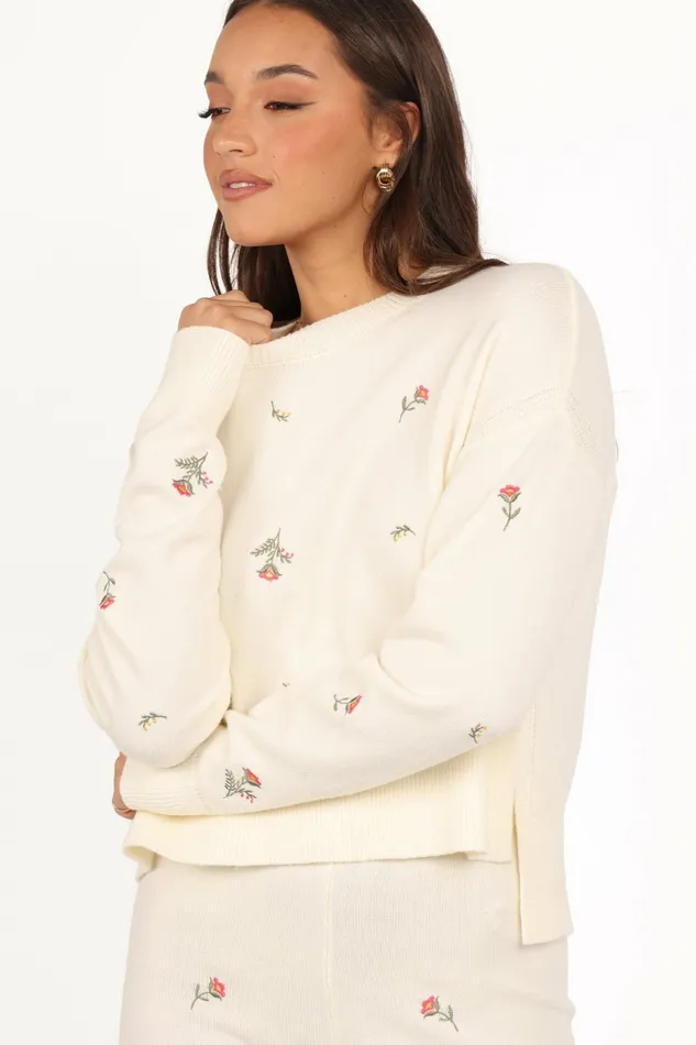 Women Loungewear Petal and Pup Primrose Knit Set Cream
