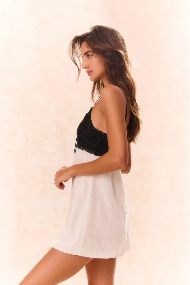 Women LoveShackFancy Dresses Ganette Velvet Mini Dress Cream