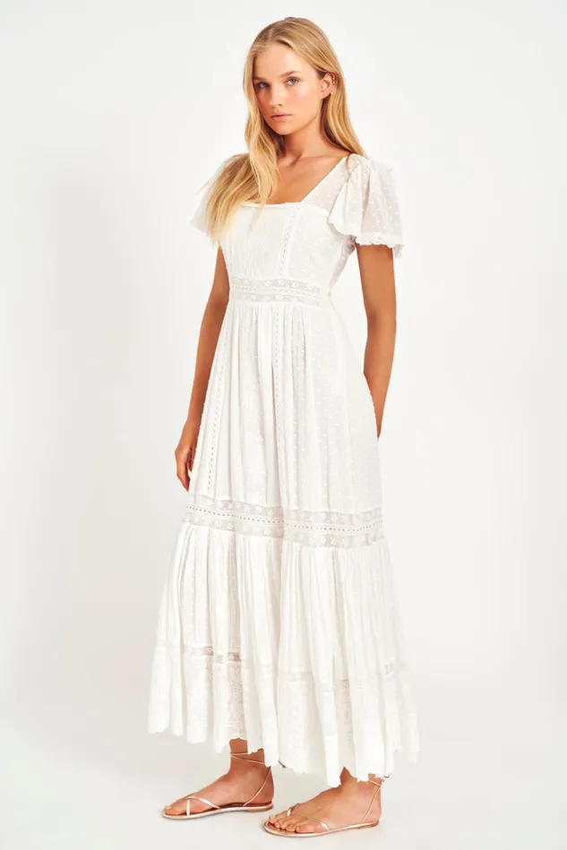 Women LoveShackFancy Dresses Norma Maxi Dress White