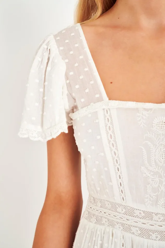 Women LoveShackFancy Dresses Norma Maxi Dress White