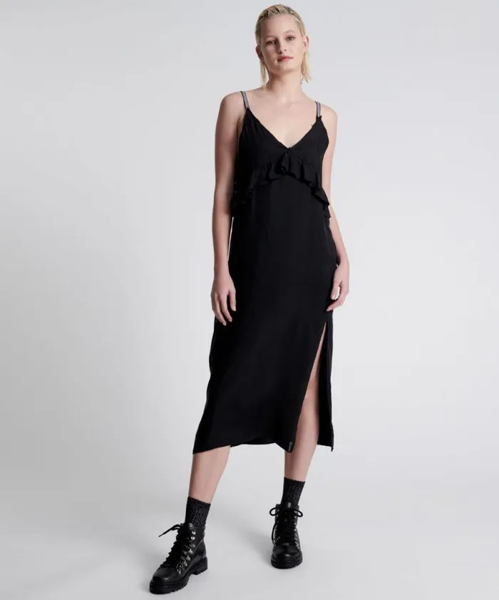 Women LUCKY STREAK SLIP DRESS One Teaspoon Midi and Maxi Dresses