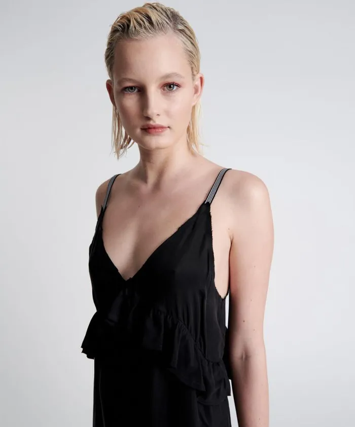 Women LUCKY STREAK SLIP DRESS One Teaspoon Midi and Maxi Dresses