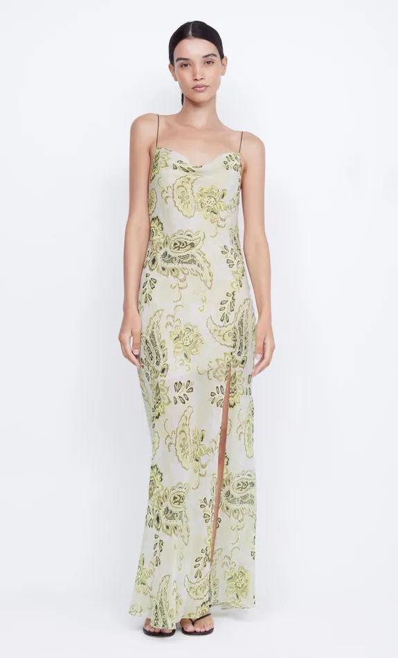 Women LYLOU MAXI DRESS 8211 LEMON PAISLEY Bec Bridge Maxi Dresses
