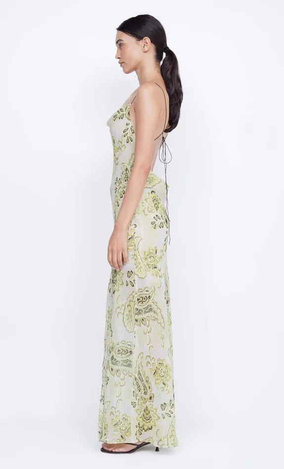 Women LYLOU MAXI DRESS 8211 LEMON PAISLEY Bec Bridge Maxi Dresses