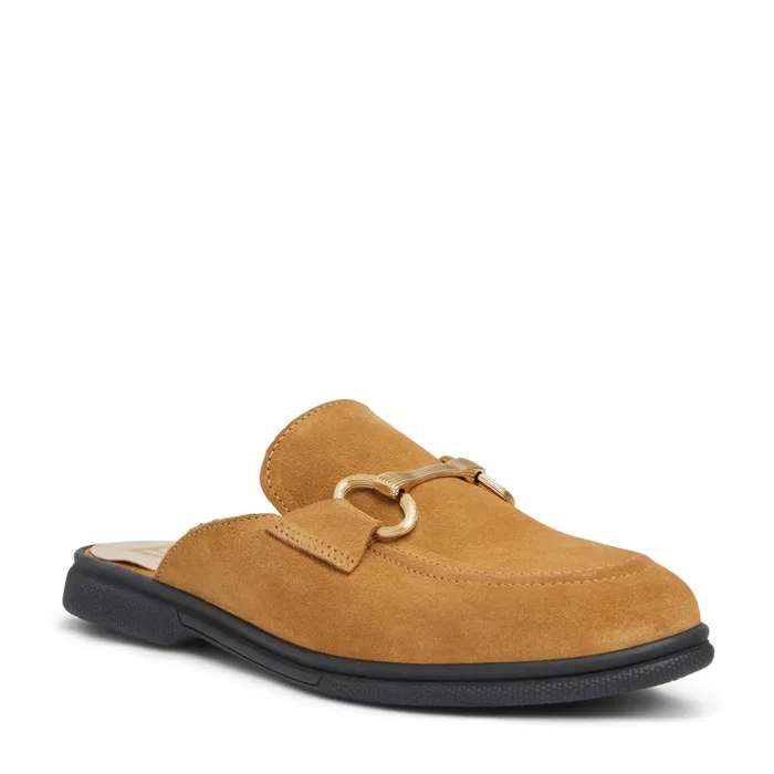 Women M BY BRUNO MAGLI Bruno Magli NIZZA COGNAC SUEDE Mule