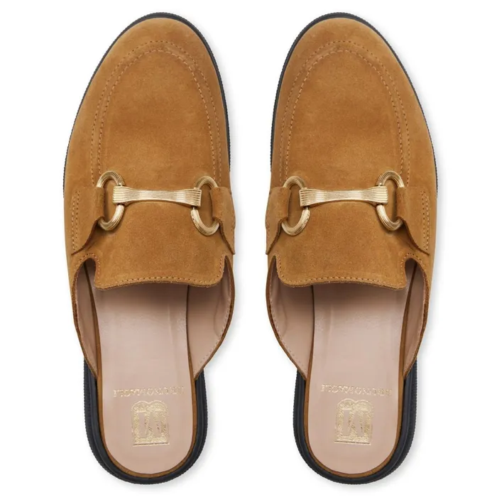 Women M BY BRUNO MAGLI Bruno Magli NIZZA COGNAC SUEDE Mule Women M BY BRUNO MAGLI Bruno Magli NIZZA COGNAC SUEDE Mule
