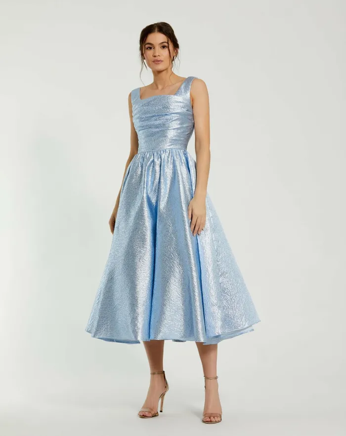 Women Mac Duggal Blue Square Neck Sleeveless A Line Dress Ice Blue Best Sellers Women Mac Duggal Blue Square Neck Sleeveless A Line Dress Ice Blue Best Sellers