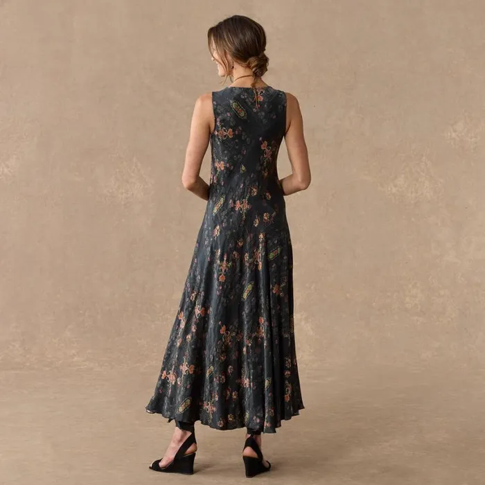 Women Manning Floral Dress Petite Black Sundance Catalog Dresses and Jumpsuits