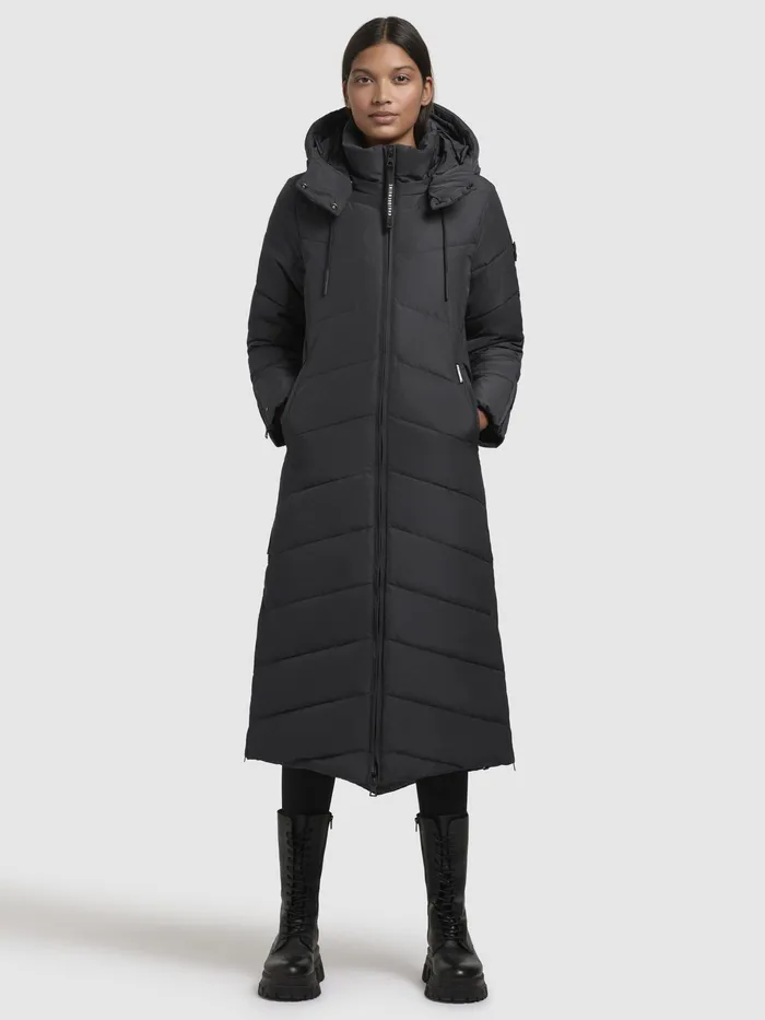 Women Mantel HURCE Dunkelgrau Dunkelgrau Puffer Coats KHUJO