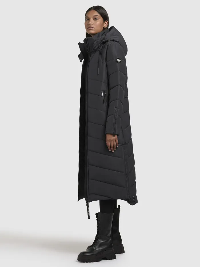 Women Mantel HURCE Dunkelgrau Dunkelgrau Puffer Coats KHUJO