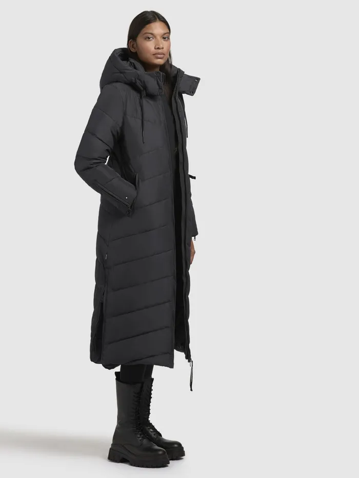 Women Mantel HURCE Dunkelgrau Dunkelgrau Puffer Coats KHUJO