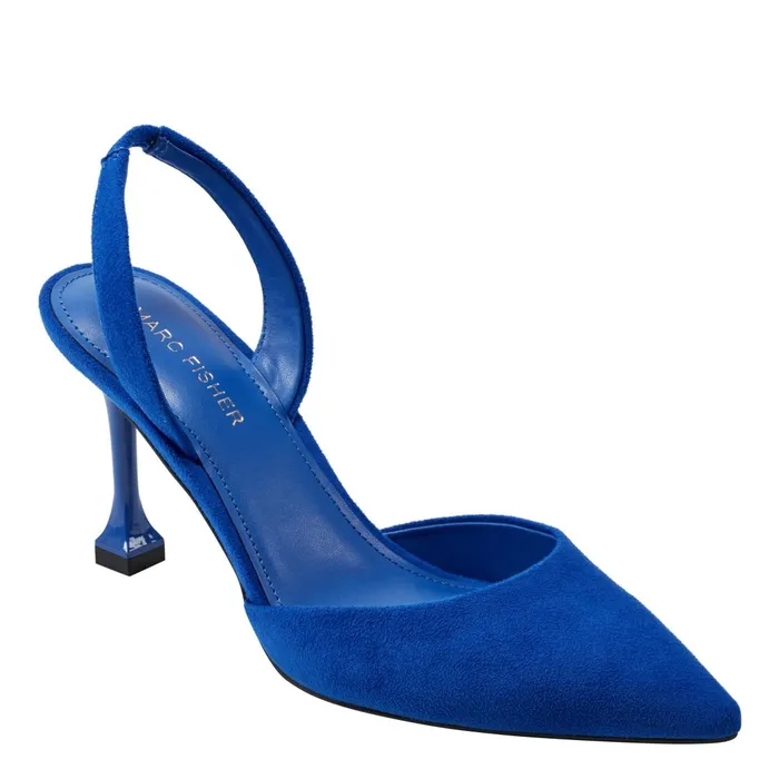 Women Marc Fisher Heels and Pumps Hadya Slingback Pump Blue