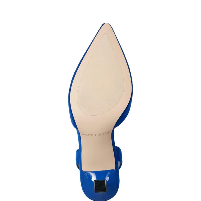 Women Marc Fisher Heels and Pumps Hadya Slingback Pump Blue