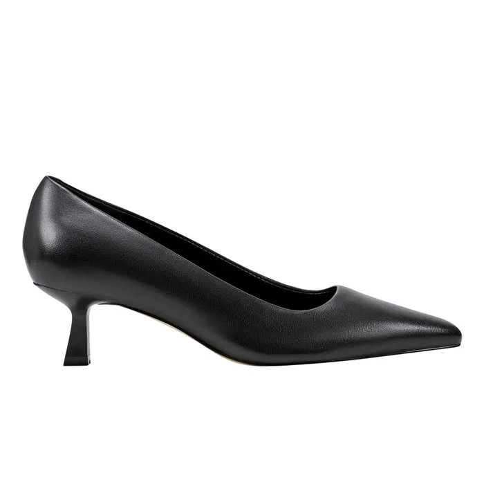 Women Marc Fisher Heels and Pumps Kendri Pump Black Leather