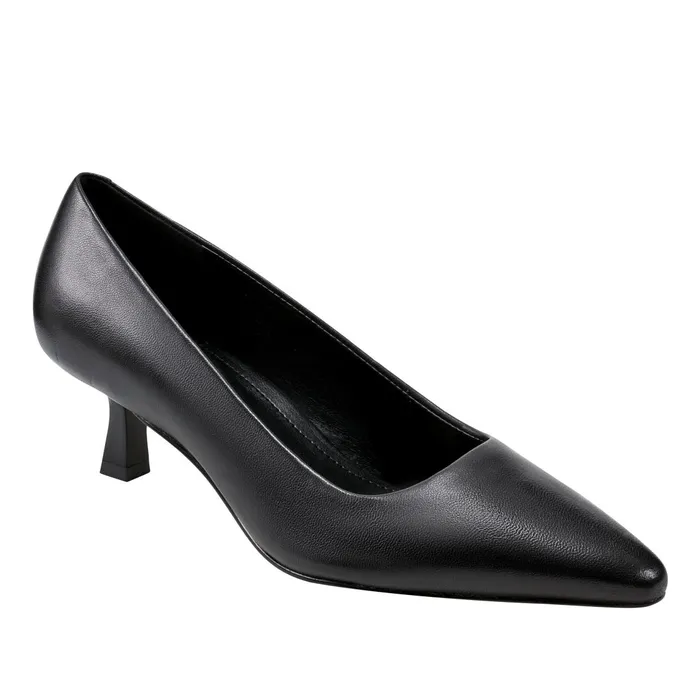 Women Marc Fisher Heels and Pumps Kendri Pump Black Leather