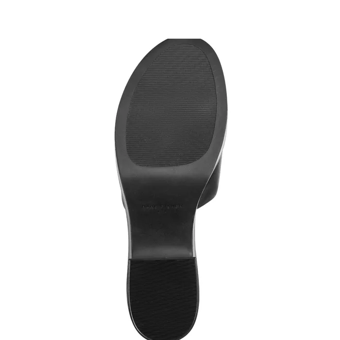 Women Marc Fisher Mules and Slides Forina Platform Slide Sandal Black