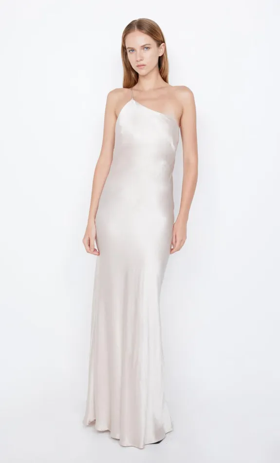 Women MARGAUX ASYM DRESS 8211 SAND Bec Bridge Maxi Dresses