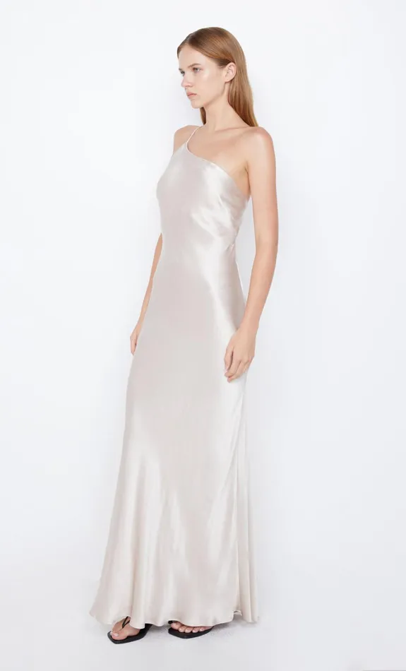 Women MARGAUX ASYM DRESS 8211 SAND Bec Bridge Maxi Dresses
