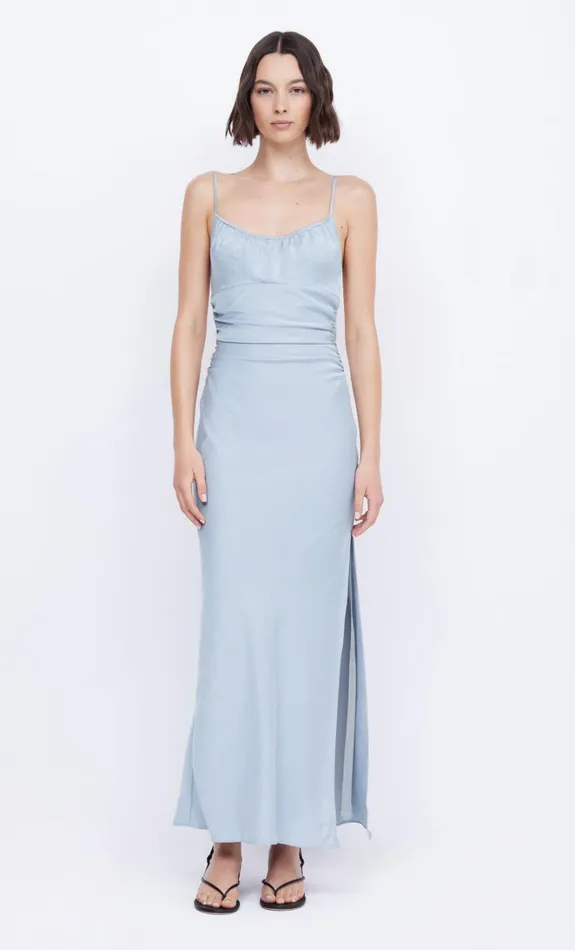 Women MARI LOU GATHERED MAXI DRESS 8211 DOVE BLUE Bec Bridge Prom Dresses