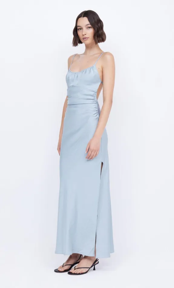 Women MARI LOU GATHERED MAXI DRESS 8211 DOVE BLUE Bec Bridge Prom Dresses