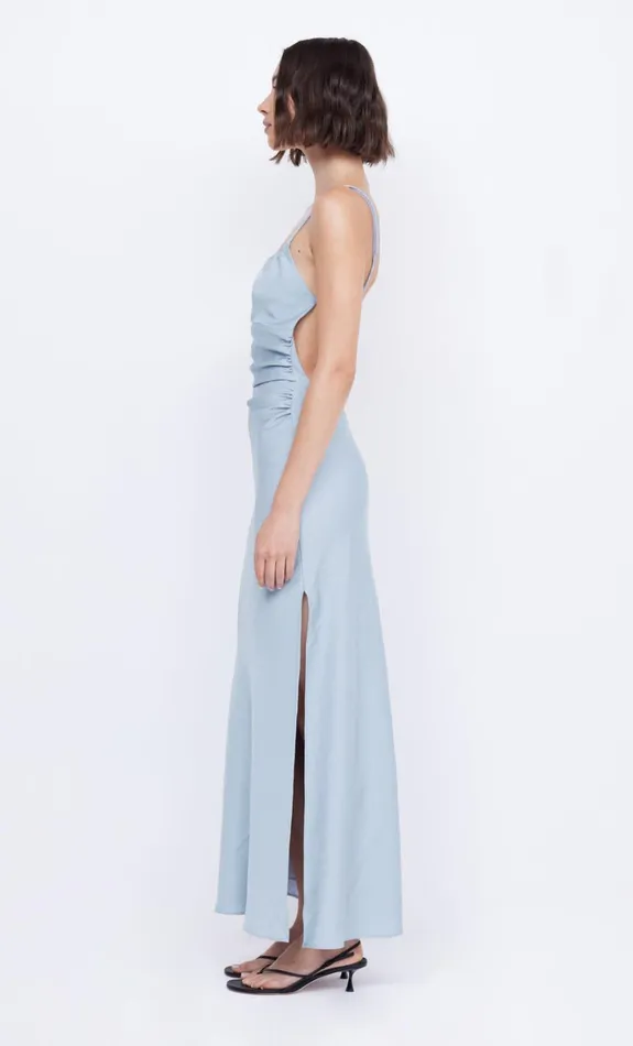 Women MARI LOU GATHERED MAXI DRESS 8211 DOVE BLUE Bec Bridge Prom Dresses