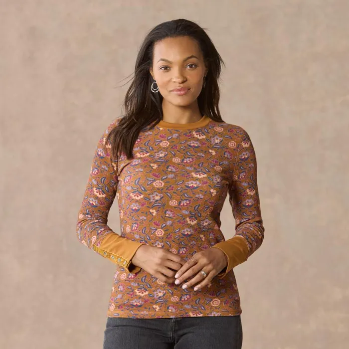 Women Meadow Sunlight Thermal Caramel Sundance Catalog Tops Women Meadow Sunlight Thermal Caramel Sundance Catalog Tops