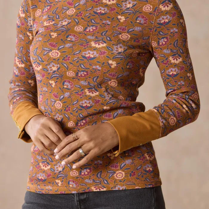 Women Meadow Sunlight Thermal Caramel Sundance Catalog Tops Women Meadow Sunlight Thermal Caramel Sundance Catalog Tops