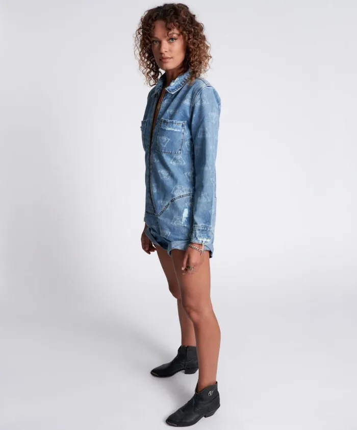 Women MEDUSA PROPHECY JUMPSUIT One Teaspoon Denim Jumpsuits Women MEDUSA PROPHECY JUMPSUIT One Teaspoon Denim Jumpsuits