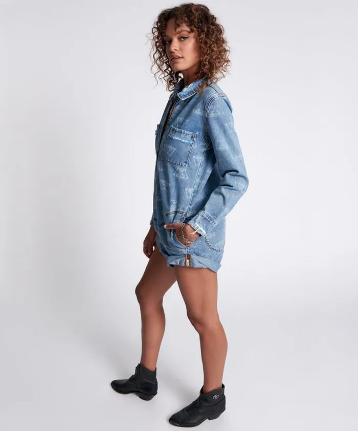 Women MEDUSA PROPHECY JUMPSUIT One Teaspoon Denim Jumpsuits Women MEDUSA PROPHECY JUMPSUIT One Teaspoon Denim Jumpsuits