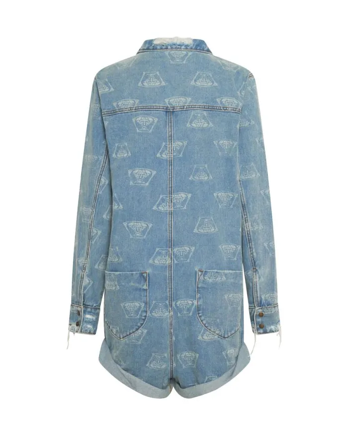 Women MEDUSA PROPHECY JUMPSUIT One Teaspoon Denim Jumpsuits Women MEDUSA PROPHECY JUMPSUIT One Teaspoon Denim Jumpsuits