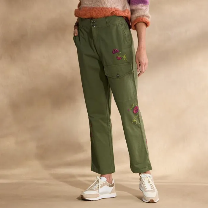 Women Melissa Embroidered Pants Petite Olive Sundance Catalog Petite Styles