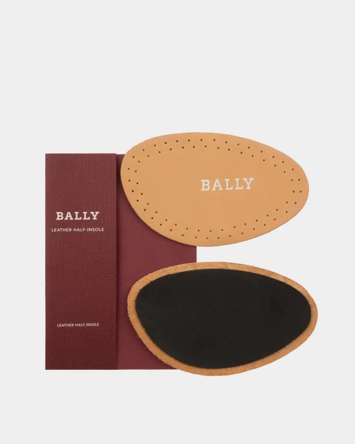WomenMen Bally Shoe Care Half Leather Insole Shoe Care Accessory For All Shoes Beige