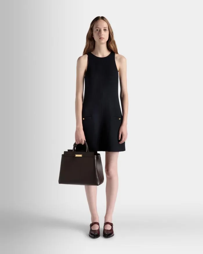 WomenMen Bally Tote Bags Deco Tote Bag In Ebano Leather Brown WomenMen Bally Tote Bags Deco Tote Bag In Ebano Leather Brown