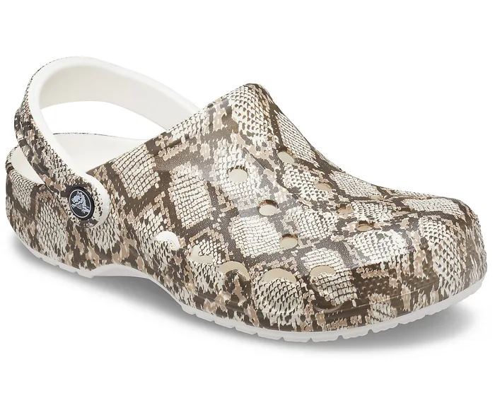 WomenMen Crocs Baya Seasonal Printed Clog Oyster Mushroom Clogs