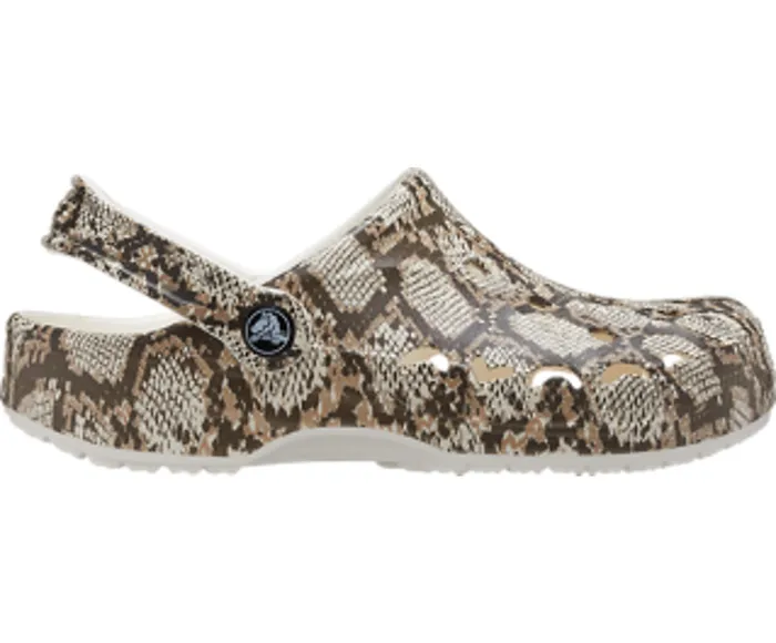 WomenMen Crocs Baya Seasonal Printed Clog Oyster Mushroom Clogs