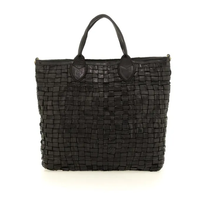 WomenMen Edera Black Campomaggi ShoppersTote Bags